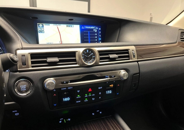 Lexus GS cena 112500 przebieg: 127395, rok produkcji 2016 z Pogorzela małe 352